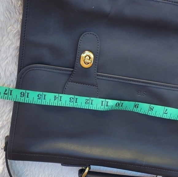 Black Leather turnkey briefcase NEW - Picture 4 of 16